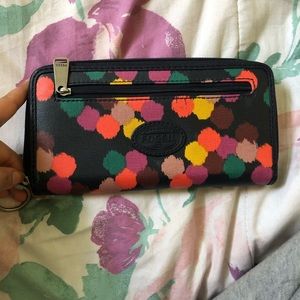 Fossil zip wallet